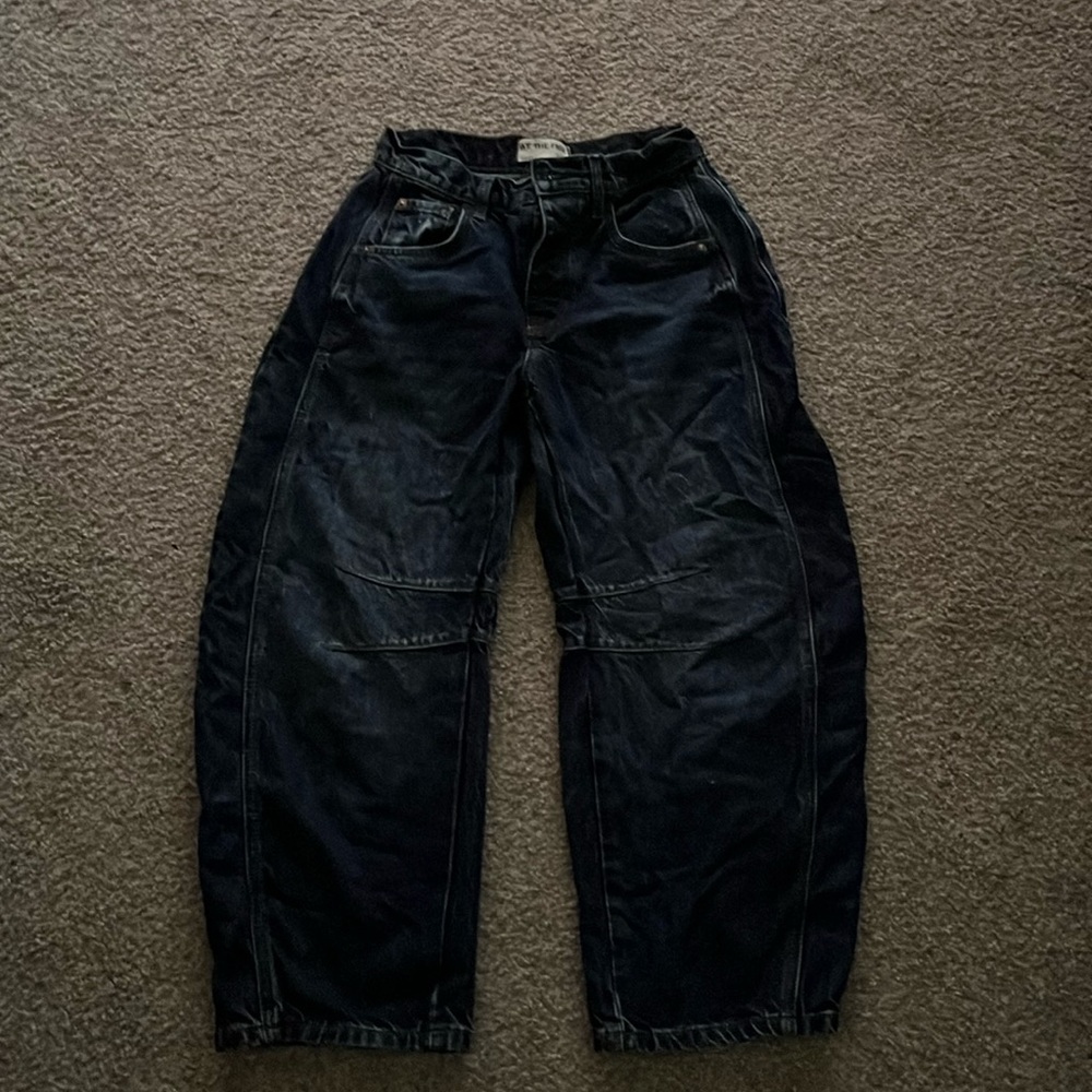 free people barrel jeans
